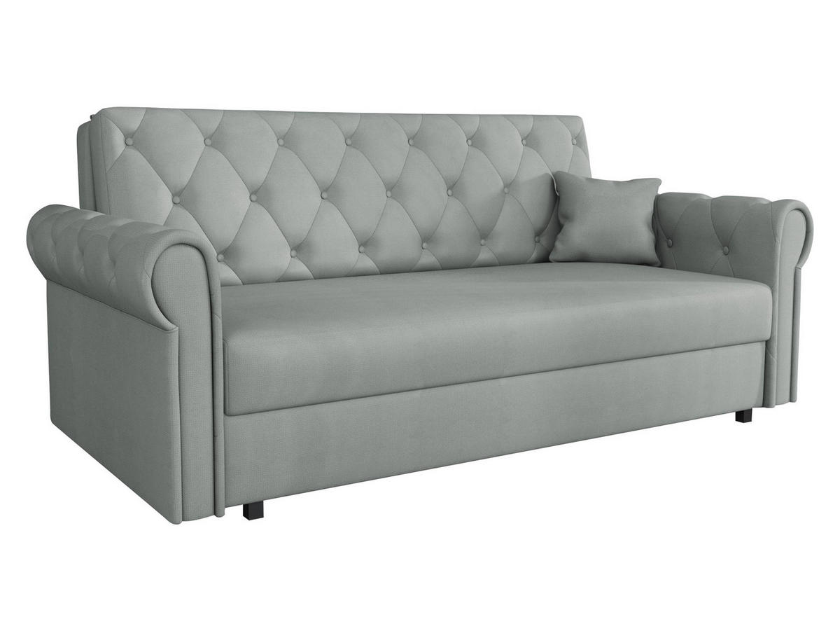 SCHLAFSOFA Viva Roma IV - Schwarz/Grau, Holz/Textil (188/85/98cm) - MIRJAN24