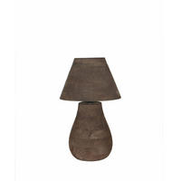 TISCHLAMPE Peake Braun 30/30/49cm - Braun, Holz (30/30/49cm) - PTMD Collection