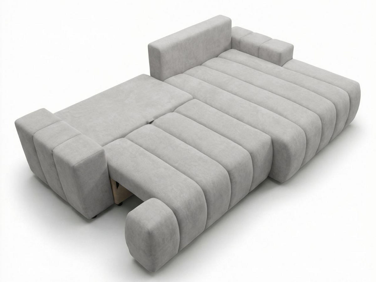 ECKSOFA Caleo Grau Rechts - Grau, Holz/Textil (270/170cm) - Graingold