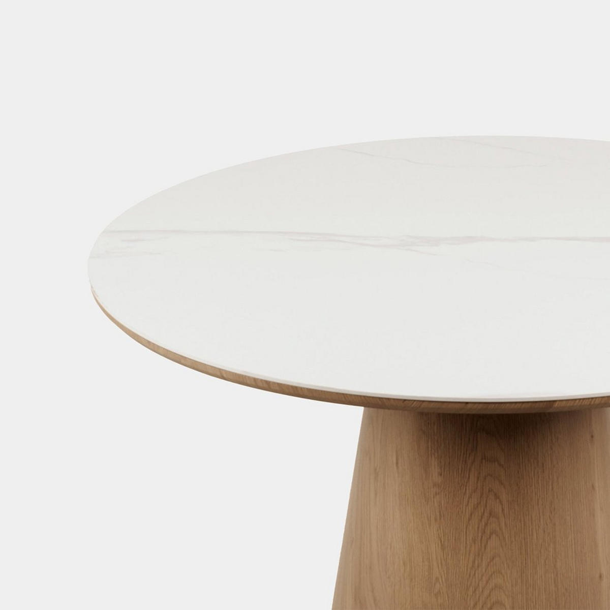 ESSTISCH Gaia Natürlich 115 cm x 75 cm - Naturfarben, Holzwerkstoff (115/115/75cm) - Klast Home