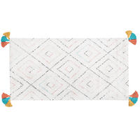 SHAGGY-TEPPICH Kartal 150/80 cm - Weiß, Textil (80/150cm) - Beliani
