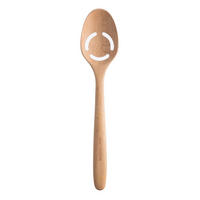 KOCHLÖFFEL mit Eiertrenner 2-IN-1 - Rot, Holz (32cm) - Mason Cash