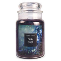 DUFTKERZE Fairy Dust Sky Schwarz – Duftkerze im Glas, Aromakerze Modern, Dekokerze für Wohnzimmer, Geschenkidee - Schwarz, Glas (15.3cm) - Village Candle