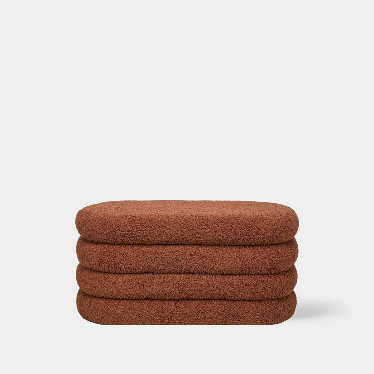 BANK Roma Terrakotta 100 cm x 45 cm - Terracotta, Textil (100/45/40cm)