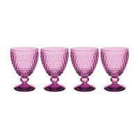 ROTWEINGLÄSER Boston Coloured Berry 310 ml 4er Set - Pink, Glas (0.2L) - Villeroy & Boch