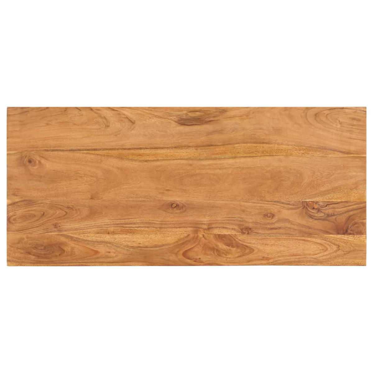 COUCHTISCH Massivholz Akazie 100x45x33 cm - Braun, Holz (100/45/33cm) - furnicato