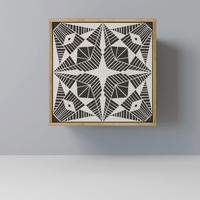 SIDEBOARD MONOCHROME NEXUS, Eichefarben, 57,5x42x57,5 cm, Ohne Füße - Eichefarben/Multicolor, Holzwerkstoff (57.5/57.5/42cm) - SpaceRebels