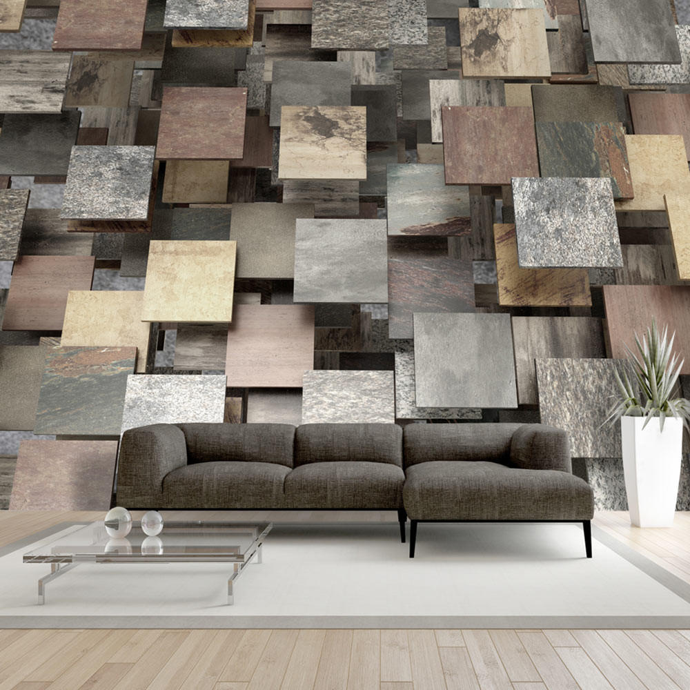 VLIESTAPETE Grau 150/105 cm - Beige/Grau, Textil (150/1cm) - KUNSTLOFT