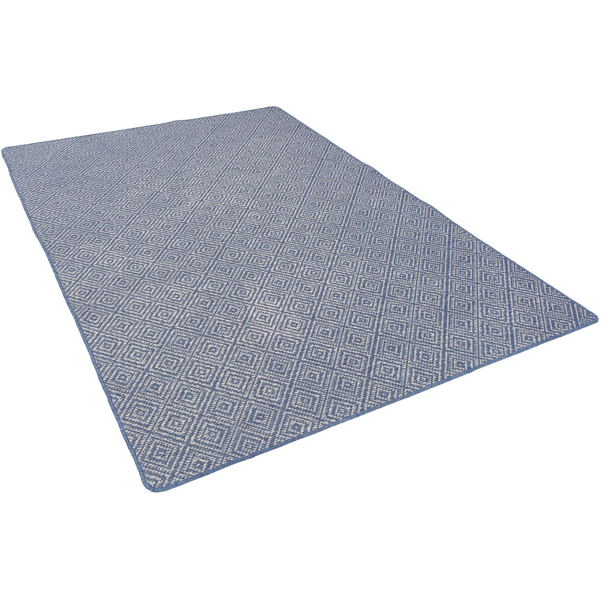 IN- UND OUTDOOR TEPPICH BEIDSEITIG NEWPORT MODERN - Blau, Textil (160/200cm) - Snapstyle