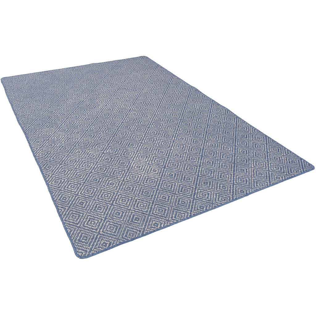 Thumbnail - Snapstyle In-, Blau, Textil, 100x100 cm, Teppiche & Böden, Teppiche, Outdoorteppiche