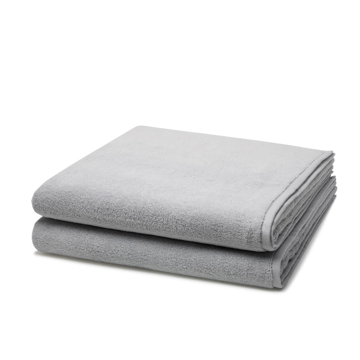 DUSCHTUCH Sensual Skin 2er-Set - Hellgrau, Textil (75/140cm) - Ross