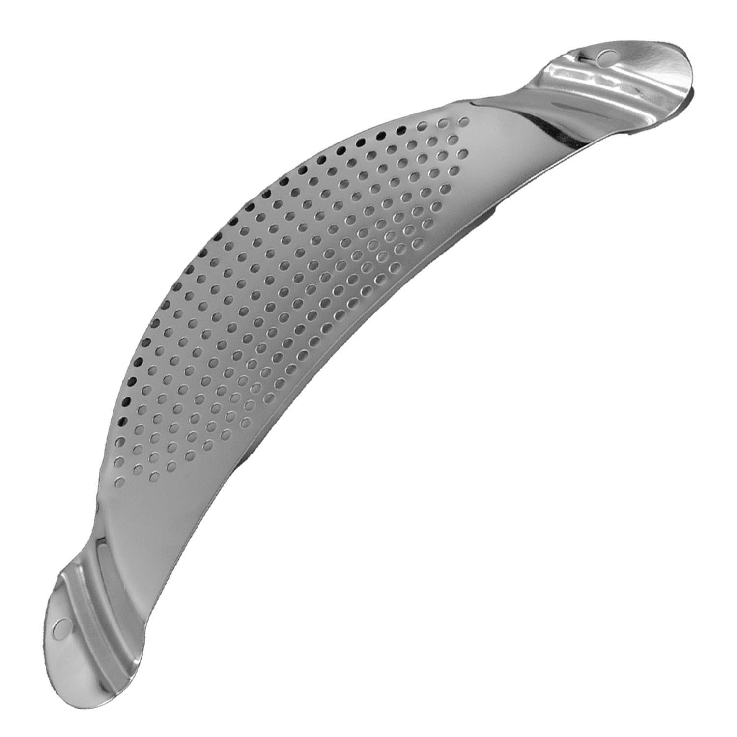 TOPFSIEB in Halbmondform - Silberfarben, Metall (26cm) - Intirilife