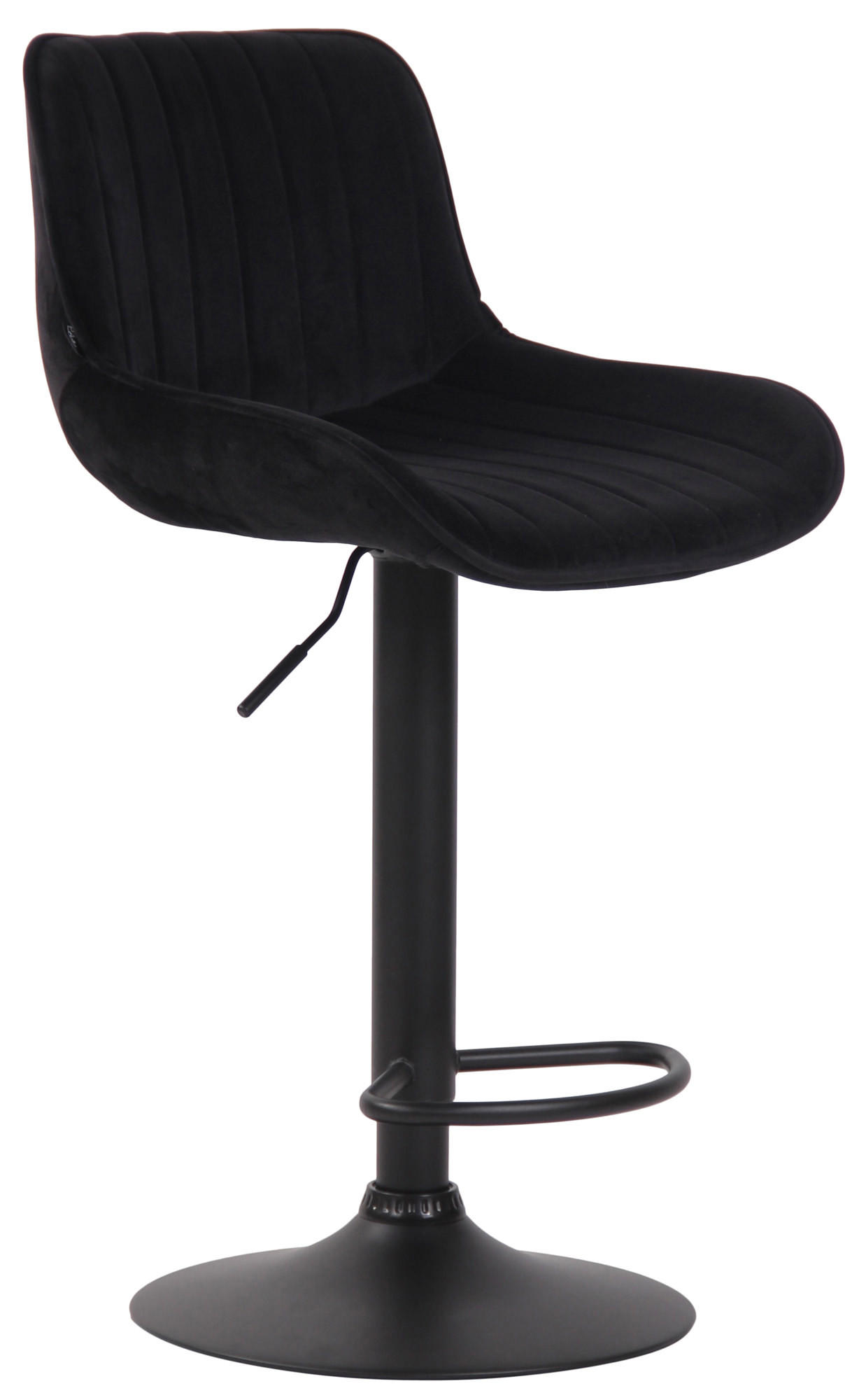 Deluke Barhocker Schwarz 50x86x50 cm
