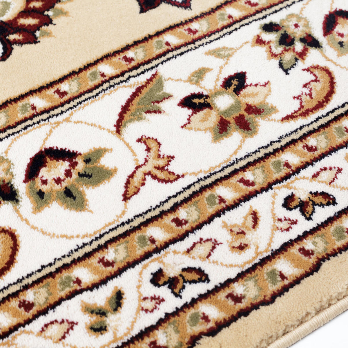 TEPPICH Traditionell-Floral-Design GLAZERT, Braun 200x290 cm - Braun, Textil (200/290cm) - KADIMA DESIGN