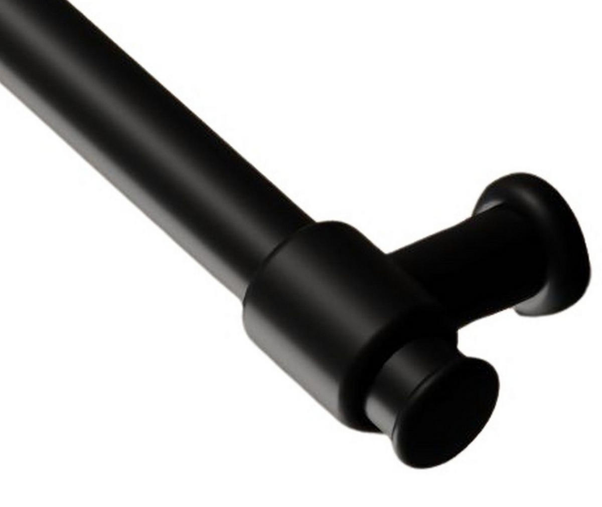 MÖBELGRIFF BA 192mm, Küchengriff Schwarz matt, Schrankgriff modern - Schwarz, Metall (1.2/3/22.2cm)