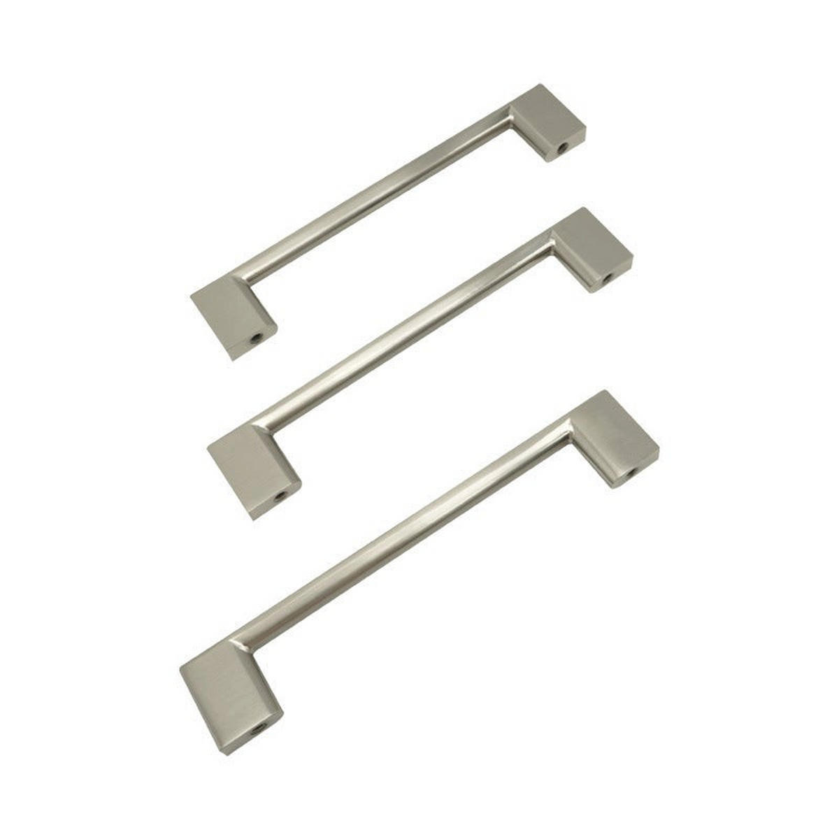 MÖBELGRIFF Silber 10er-Set 128 mm Edelstahl - Silberfarben, Metall (8.5/2.7/15.5cm)