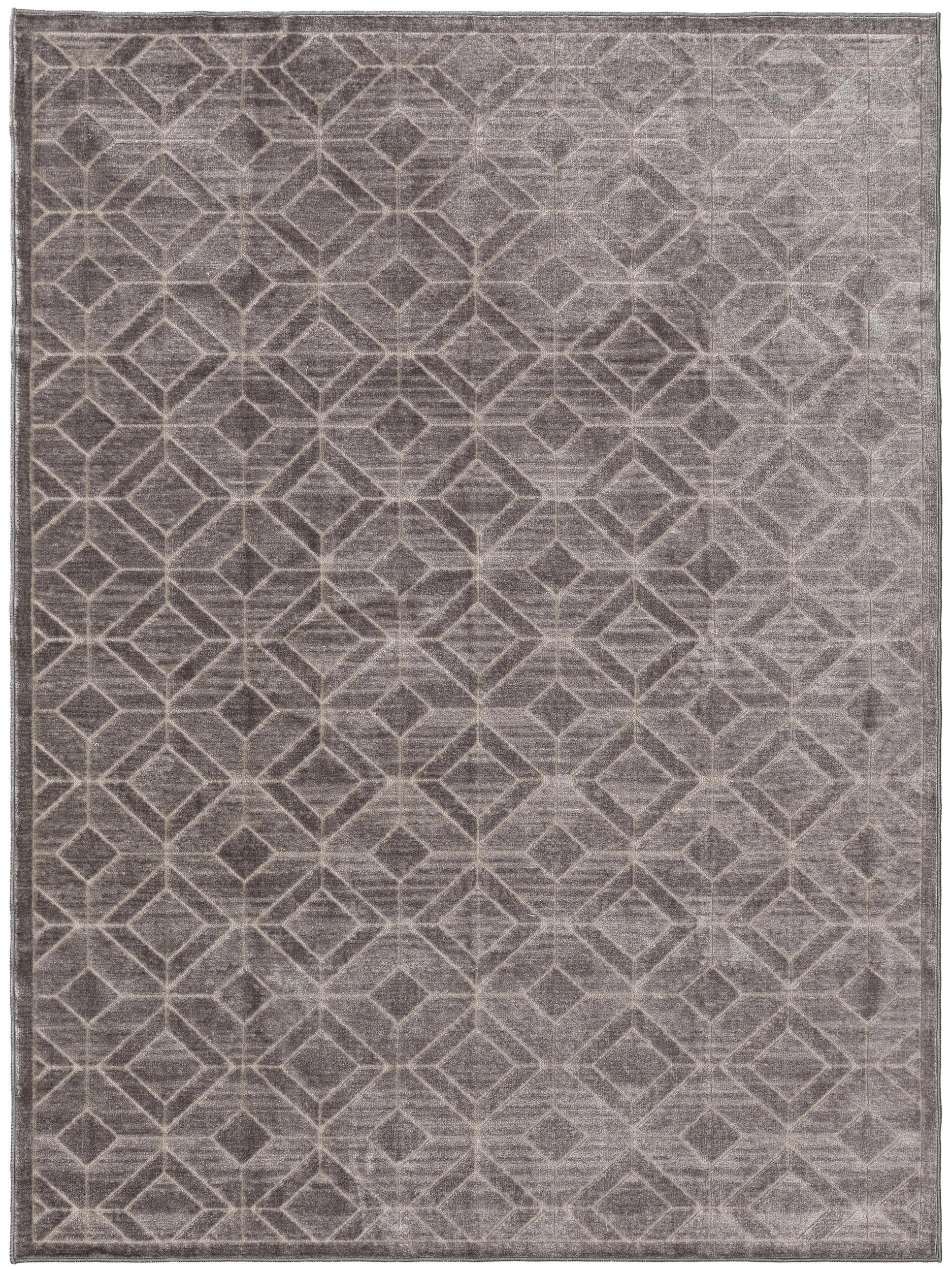 benuta Teppich Grau 66x110 cm