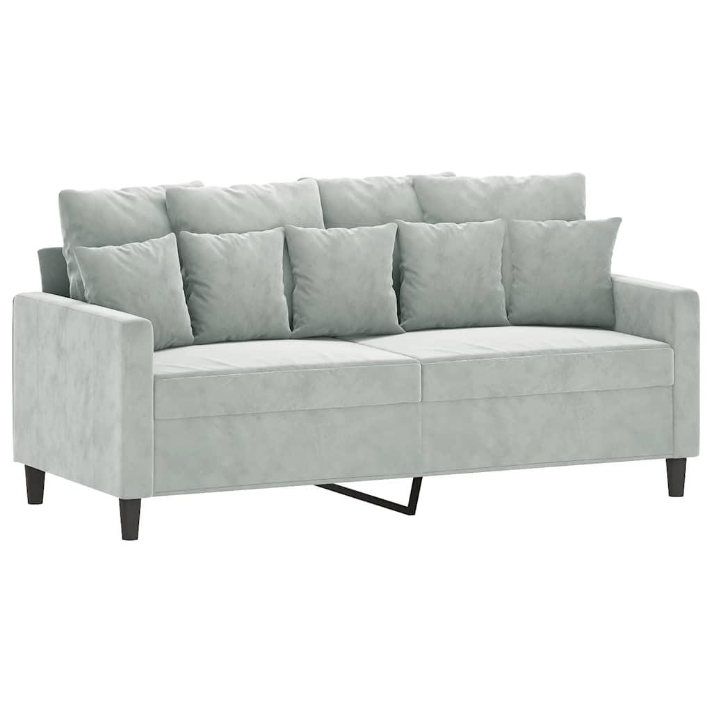 2-SITZER-SOFA Filderstadt - Grau, Naturmaterialien (158/80/77cm) - Nettlife