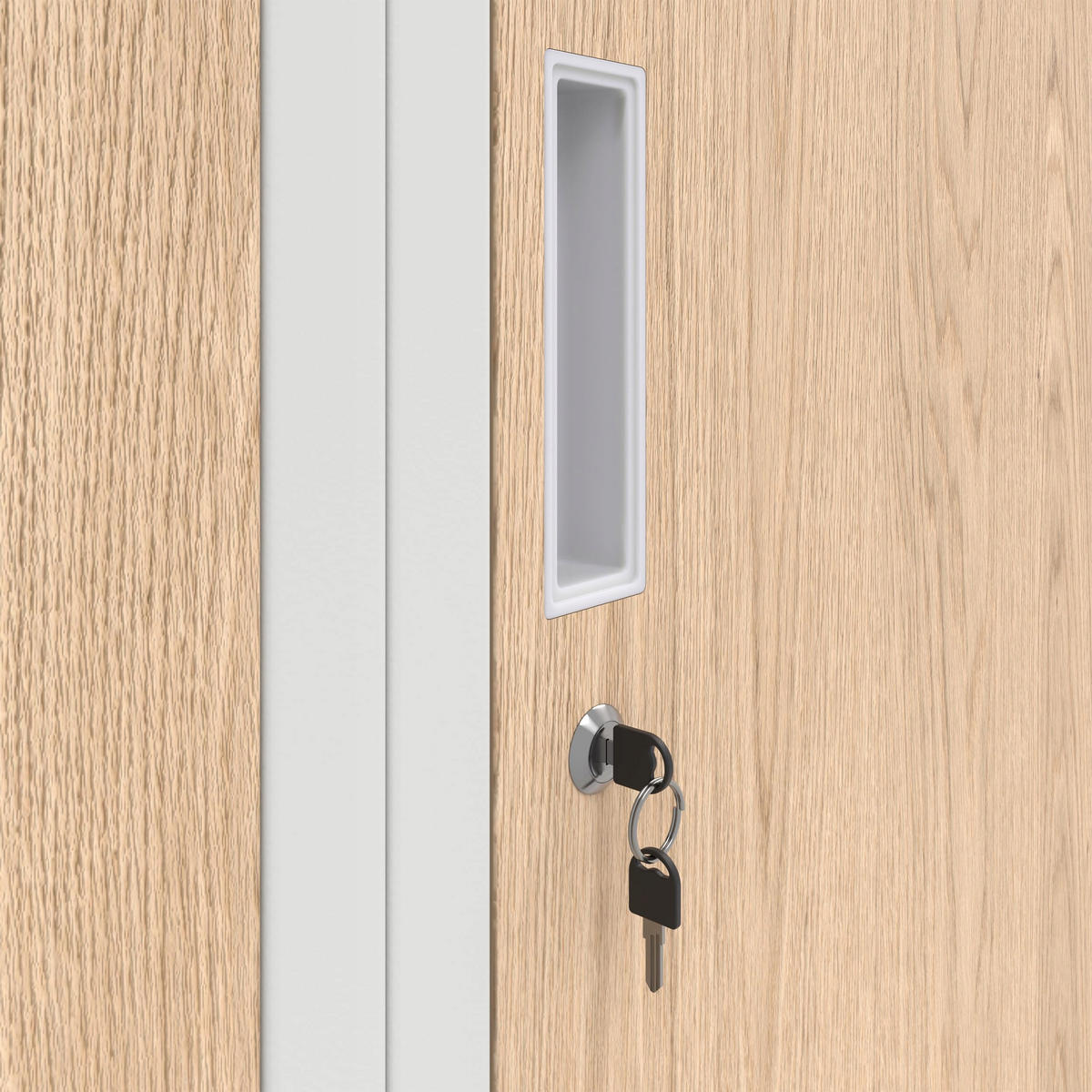 UMKLEIDESCHRANK KACPER - Beige/Weiß, Metall (80/180/50cm) - Jan Nowak