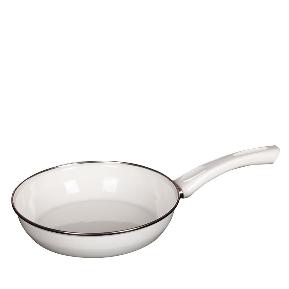 BRATPFANNE Nouvelle - Weiß, Metall (26cm) - Riess
