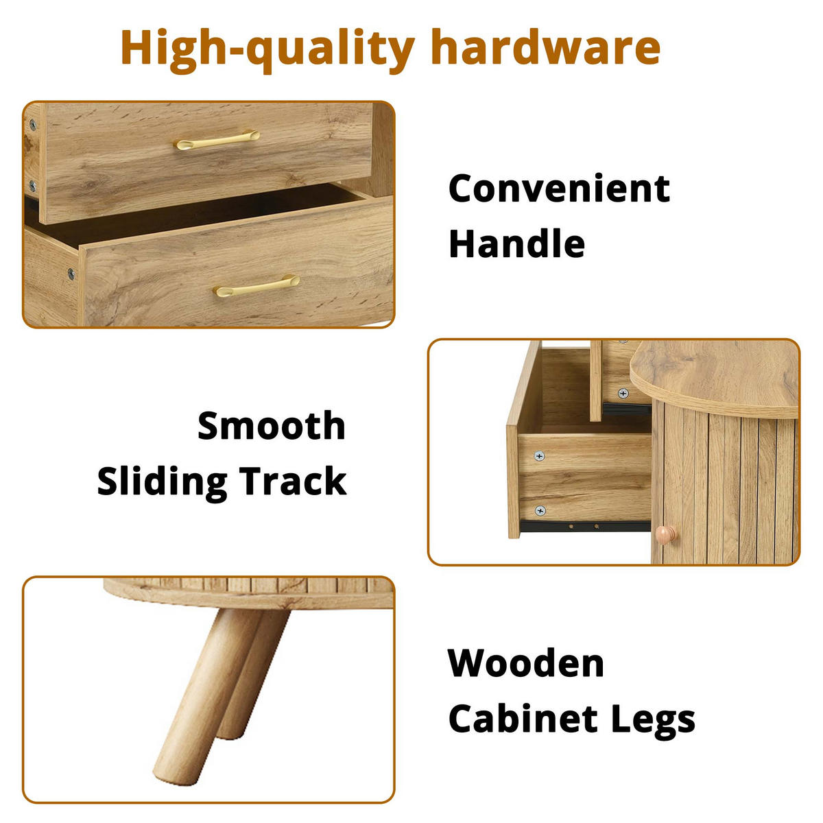 TV-LOWBOARD Erbe Naturfarben 160/36.5/55 cm - Naturfarben, Holzwerkstoff (160/55/36.5cm) - PANGIVO