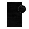BADTEPPICH Waschbar Pure 500 Schwarz 67x110 cm - Schwarz, Textil (67/110cm) - carpet city