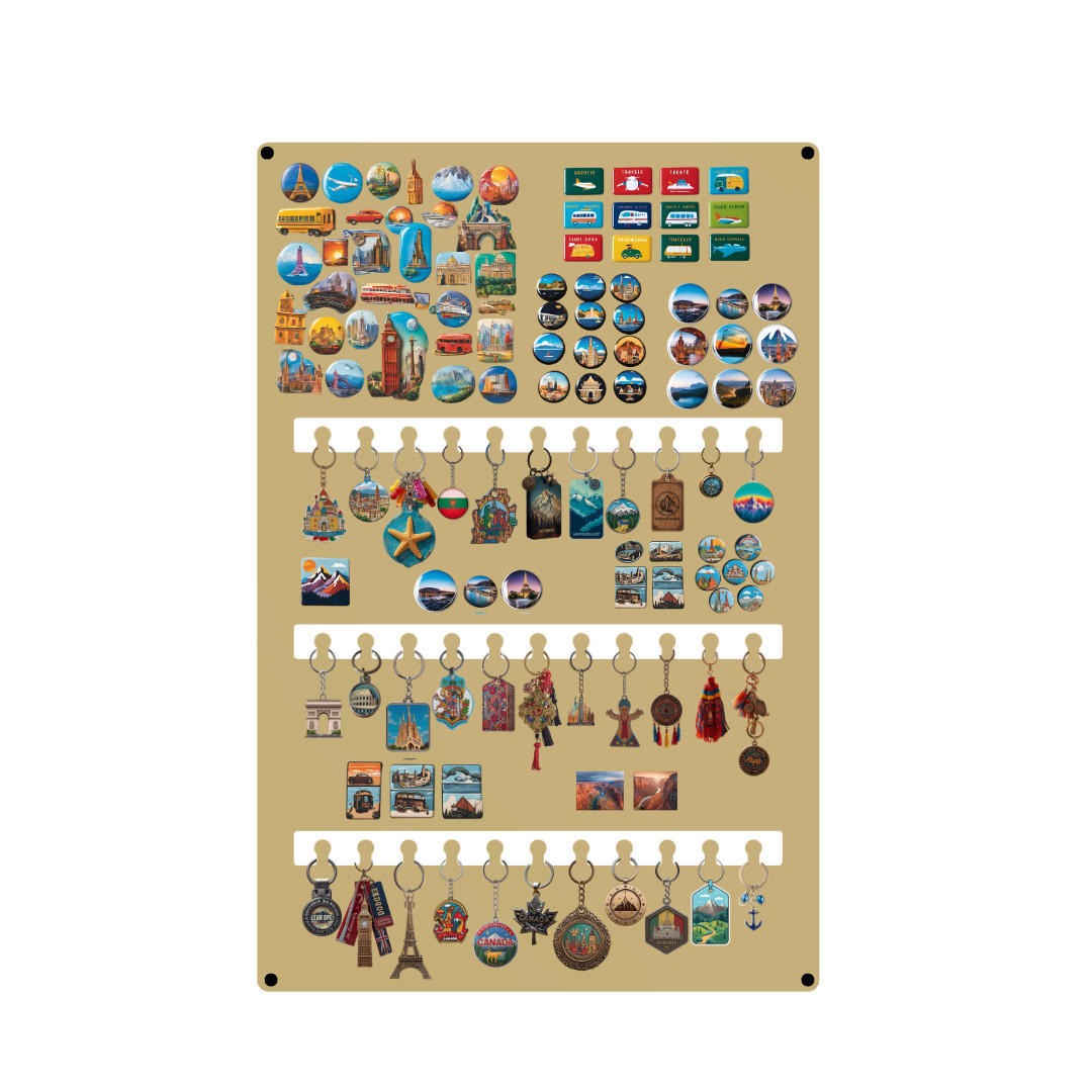 Anwicar Magnettafel Gold 49x74x0.7 cm