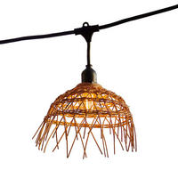 LICHTERKETTE HAWAII hellbraun - Hellbraun, Naturmaterialien (600cm) - Lumisky
