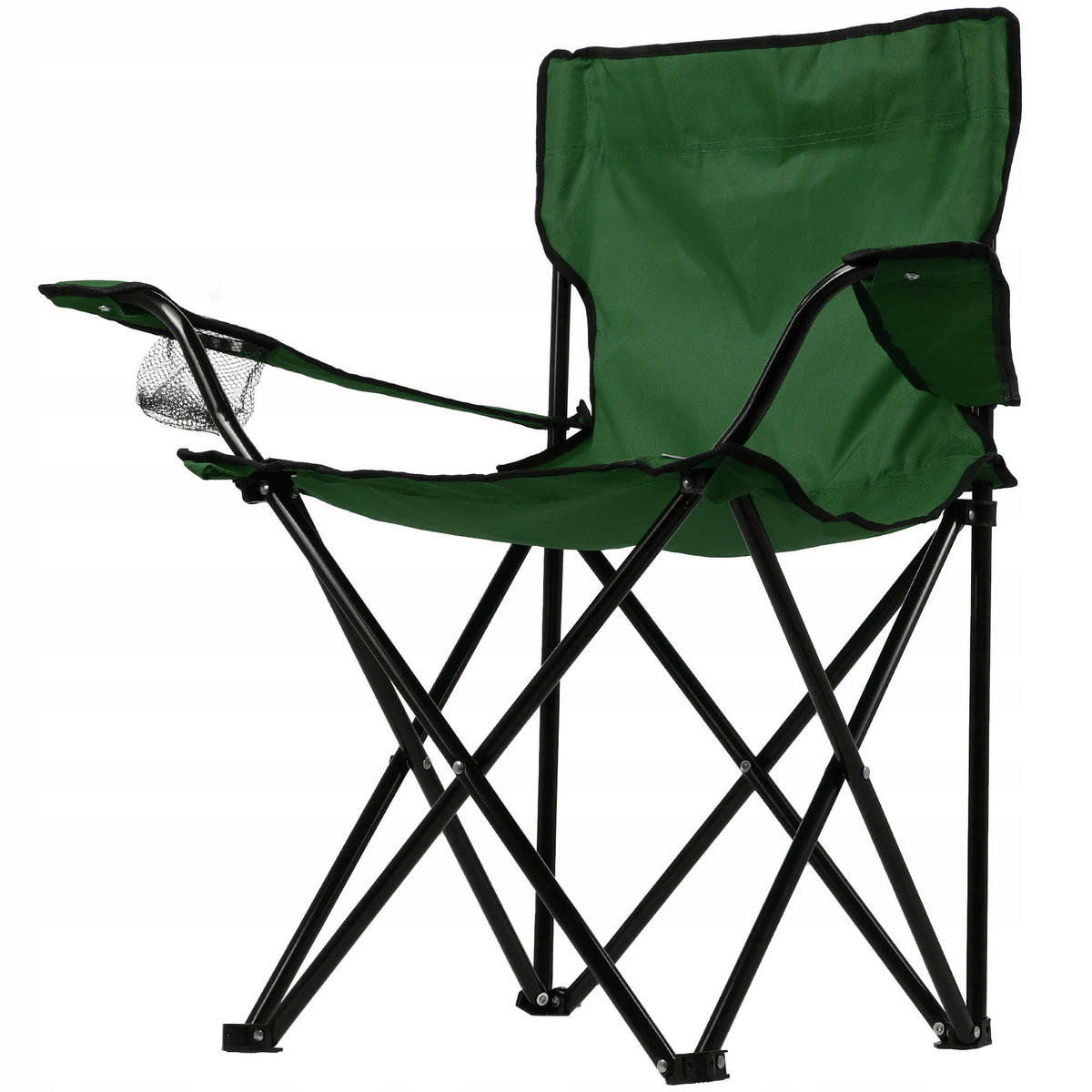Klappstuhl 82 x 46 cm Grün - Grün, Metall (46/82cm) - KADAX