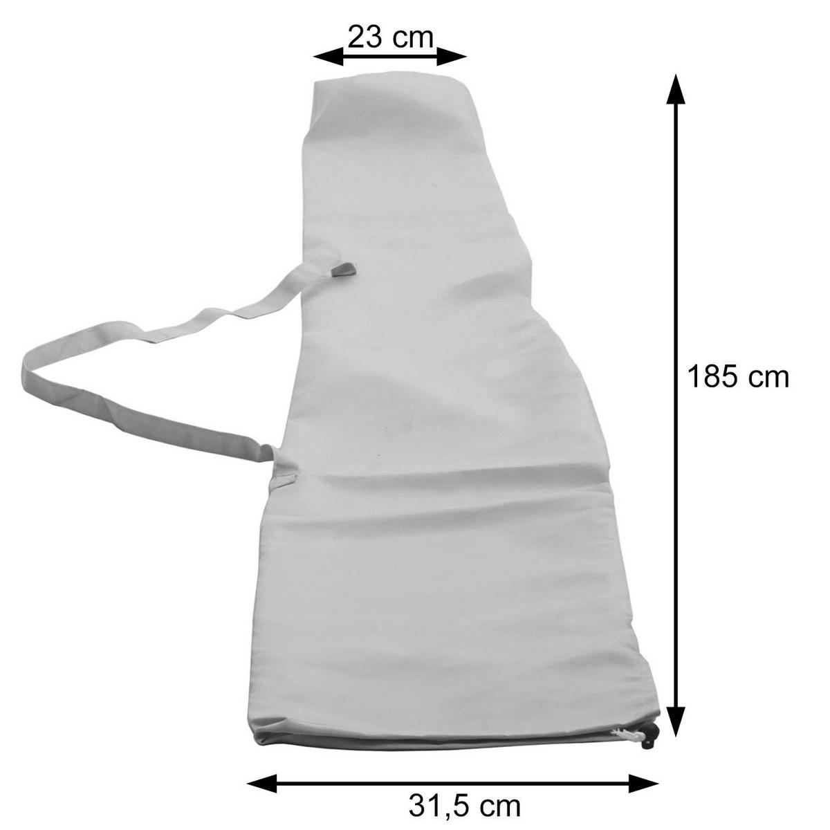 SCHUTZHÜLLE FÜR SONNENSCHIRM Anthrazit - Anthrazit, Textil (31/185/31cm) - MCW