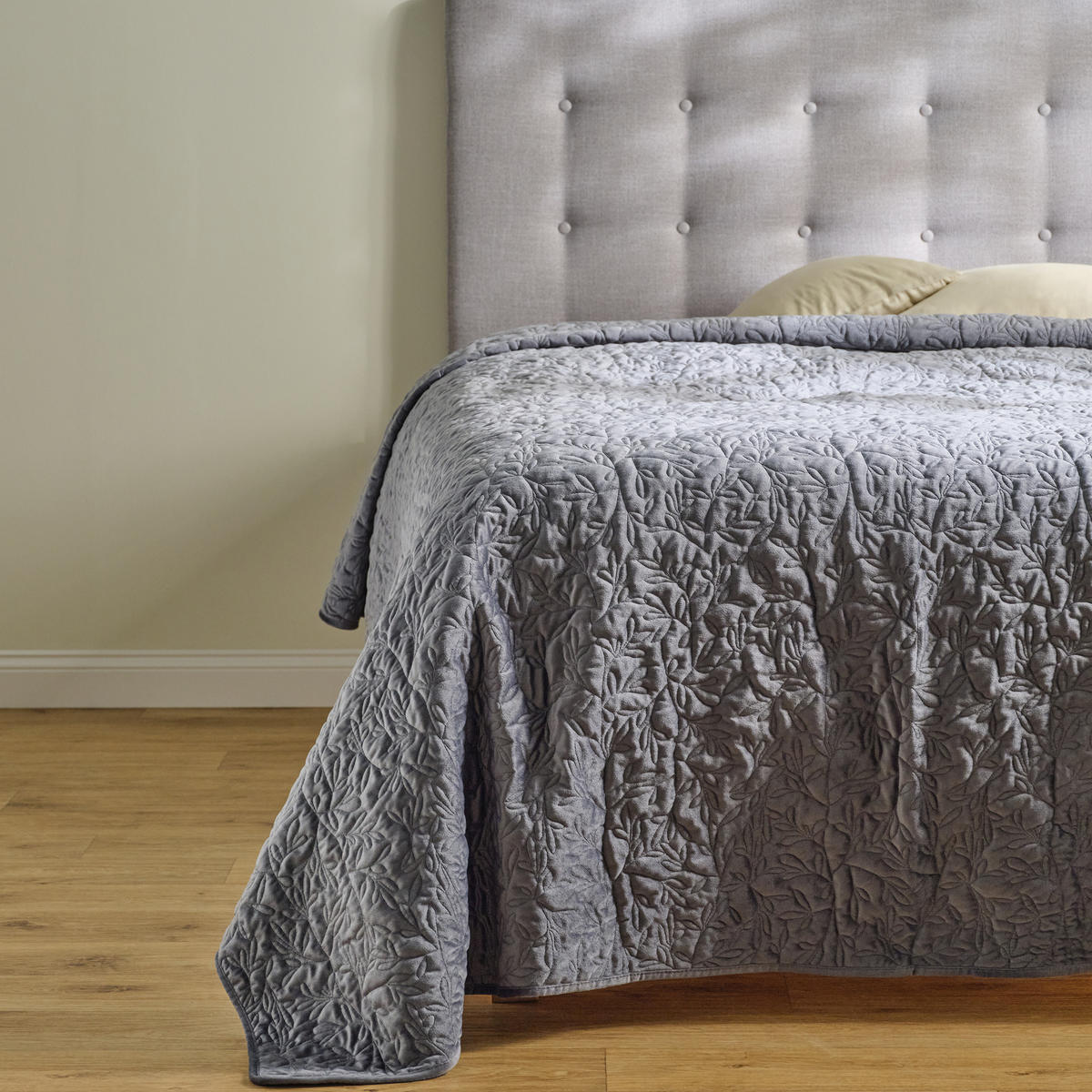 TAGESDECKE Seviana - Dunkelgrau, Textil (200/220cm) - home&you