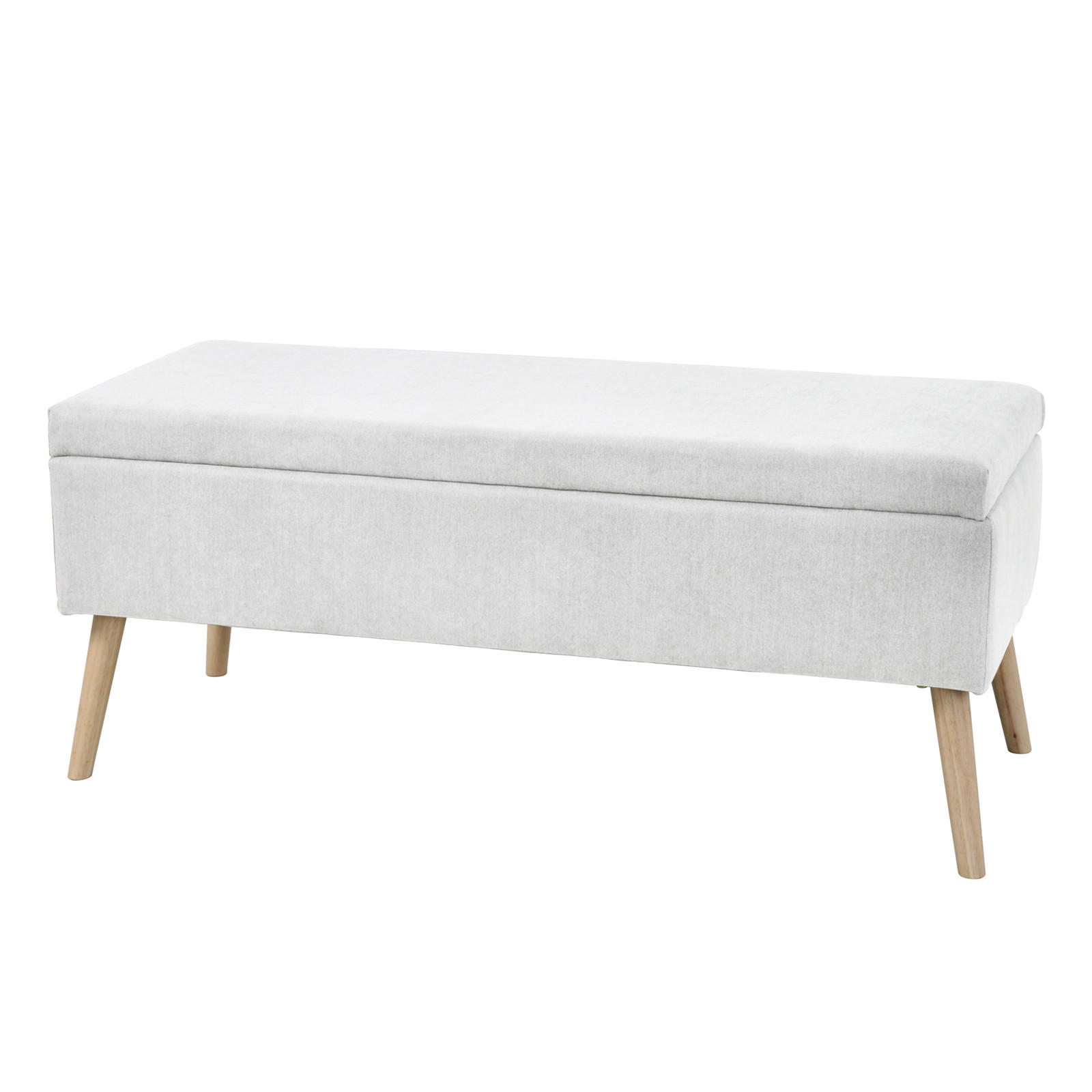 OTTOMANE DAISY XL Weiß - Weiß, Textil (115/47/45cm) - SVITA