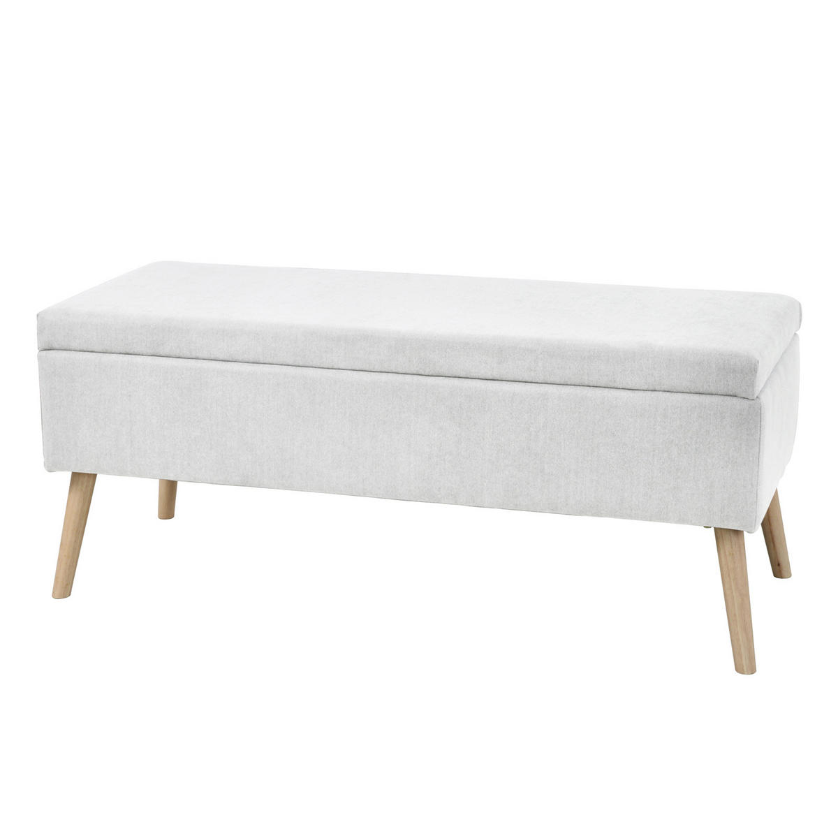 OTTOMANE DAISY XL Weiß - Weiß, Textil (115/47/45cm) - SVITA