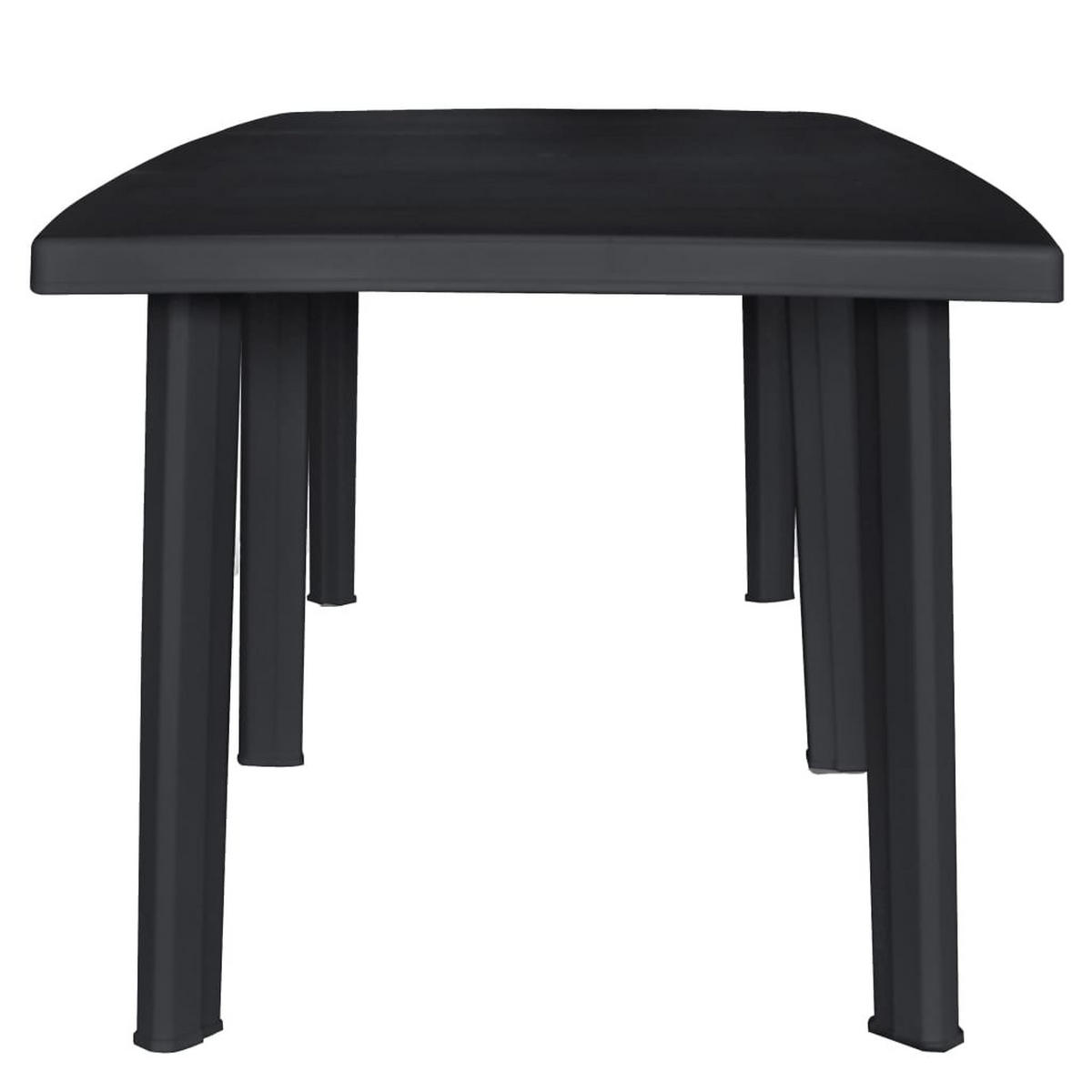 GARTENTISCH Tischolf 90/72/216 cm - Anthrazit, Naturmaterialien (216/90/72cm) - ZMH