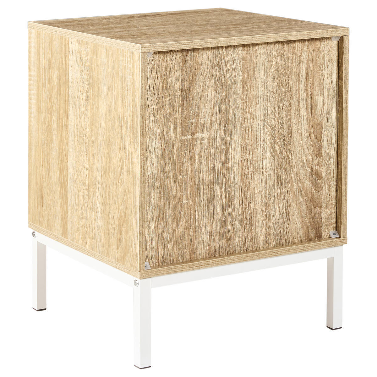 NOĆNI ORMARIĆ s 2 ladice svijetlosmeđi Royalla - svijetlo smeđa, drvni materijal (40/40/52cm) - Beliani