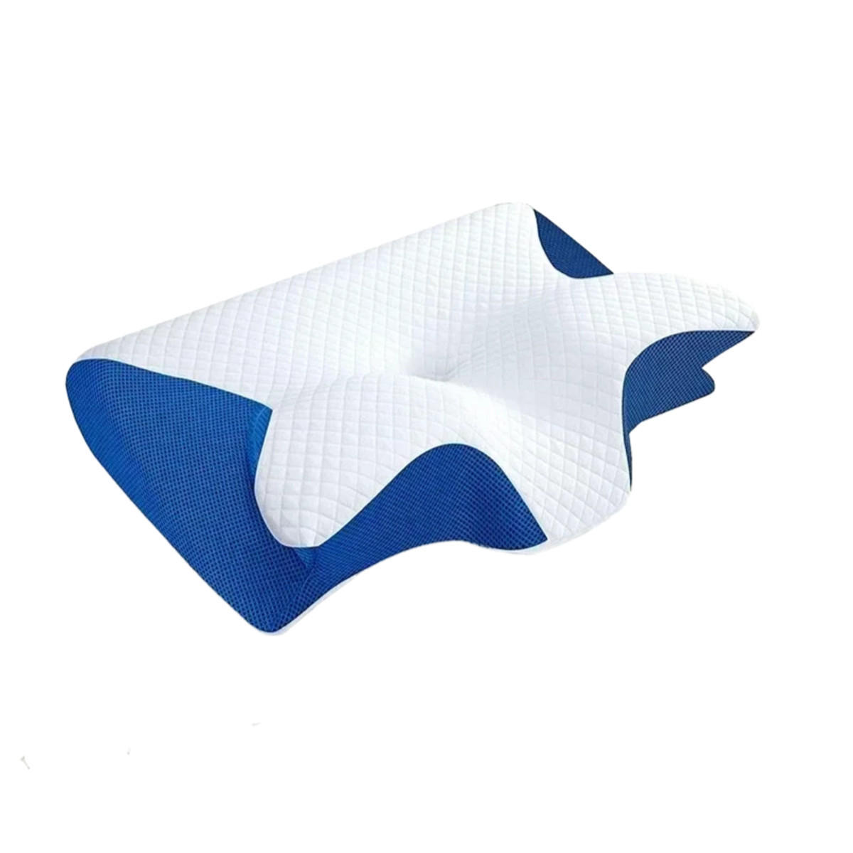 NACKENSTÜTZKISSEN 62/37 cm - Blau, Textil (37/62cm) - Authentics