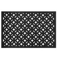 ROHOŽ - čierna, plast (60/40cm) - Relaxdays