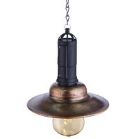 LED HÄNGELEUCHTE Metall Bronze - Bronzefarben, Glas (15.5/15.5/50cm) - Globo Lighting