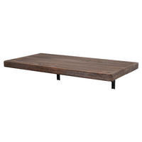WANDTISCH KLAPPBAR rechteckig Braun - Braun, Holz (100/20/50cm) - MCW