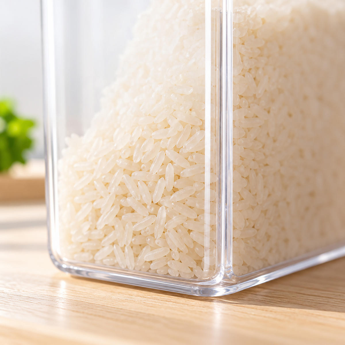 DÓZY Transparentné sada-6 ks 2,8 l - priehľadné, plast - Relaxdays
