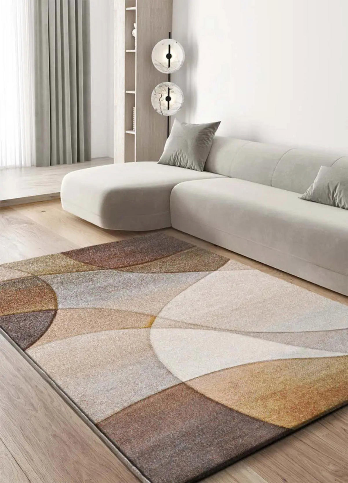 KURZFLORTEPPICH Terrakotta / Beige Badet 200/290 cm - Beige/Terracotta, Naturmaterialien/Textil (200/290cm) - Atticgo