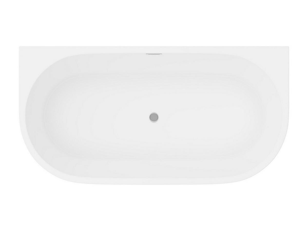 VORWANDBADEWANNE - 1 Person - acryl - weiß Divina - Weiß, Kunststoff (130/58/71.5cm) - Vente-Unique