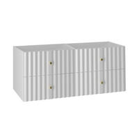 WASCHTISCHUNTERSCHRANK 120cm Izae Weiß - Weiß, Holzwerkstoff (120/50/45.8cm) - Petits-meubles