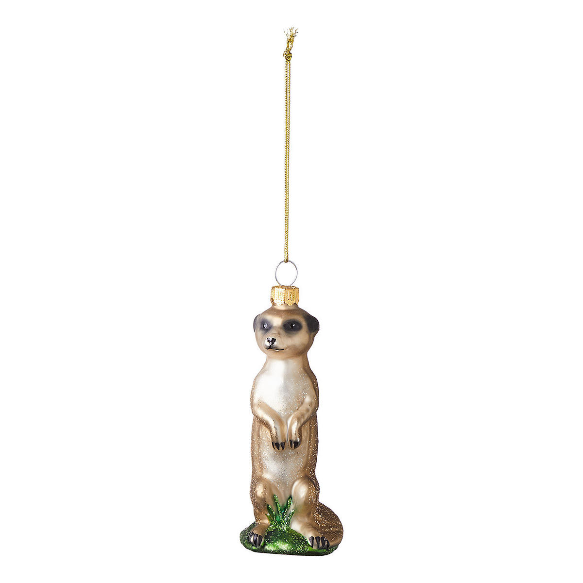 BAUMANHÄNGER Hang On Erdmännchen - Hellbraun, Glas (3/10/4cm) - Butlers