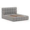 POLSTERBETT Cleo ohne Matratze und Topper, 180x200 cm, Grau - Grau, Textil (180/200cm) - Beautysofa