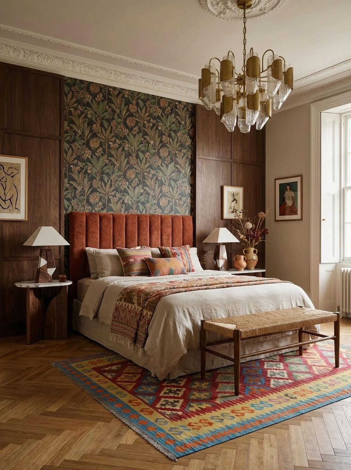 HANDWEBTEPPICH Kelim Gashgai Rot 297/206 cm Schurwolle - Rot, Textil (206/297cm) - Looma