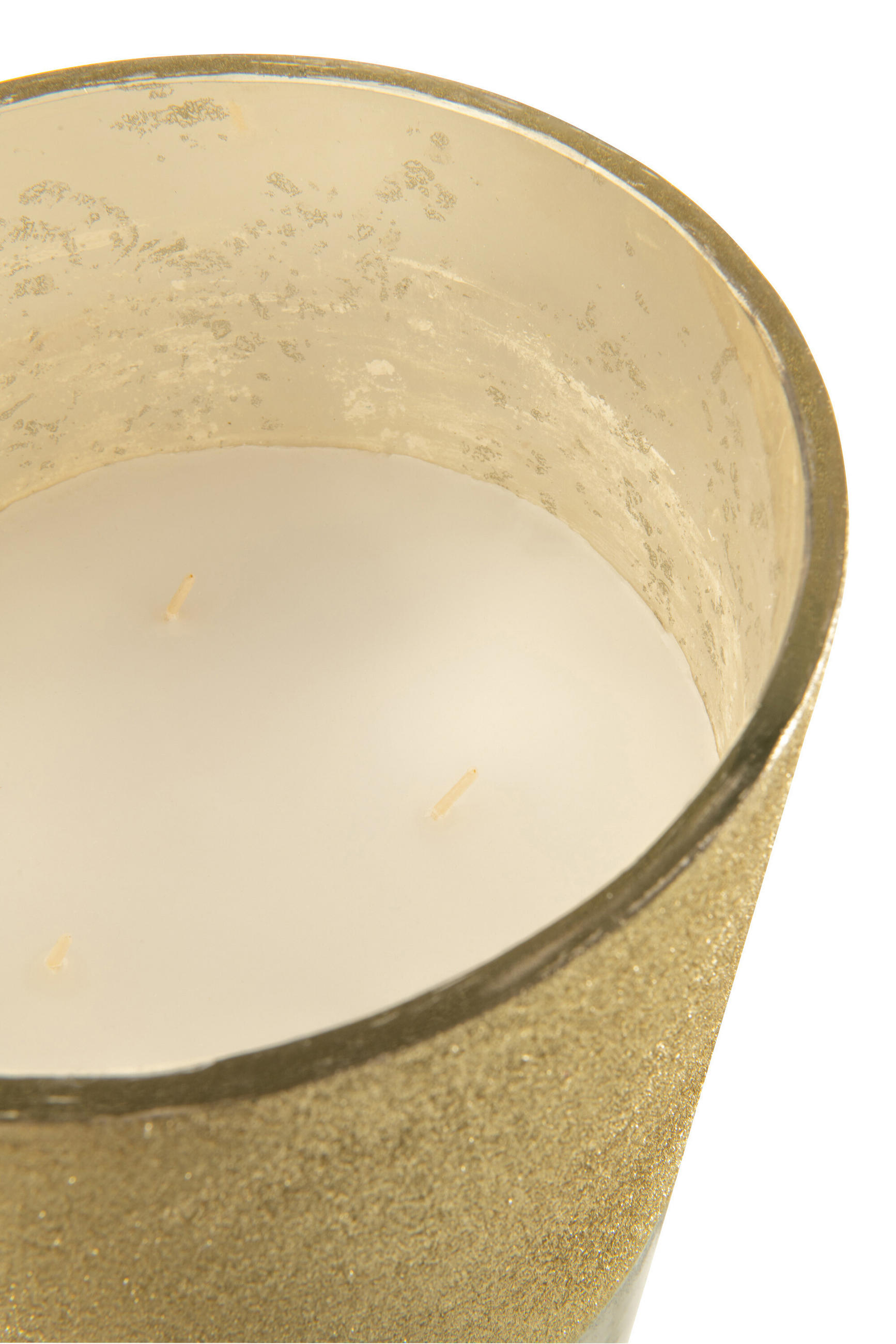 DUFTKERZE M-CHIC - Glas - Silber - XL - 160 Std. - Silberfarben, Glas (20/32.5cm) - J-Line