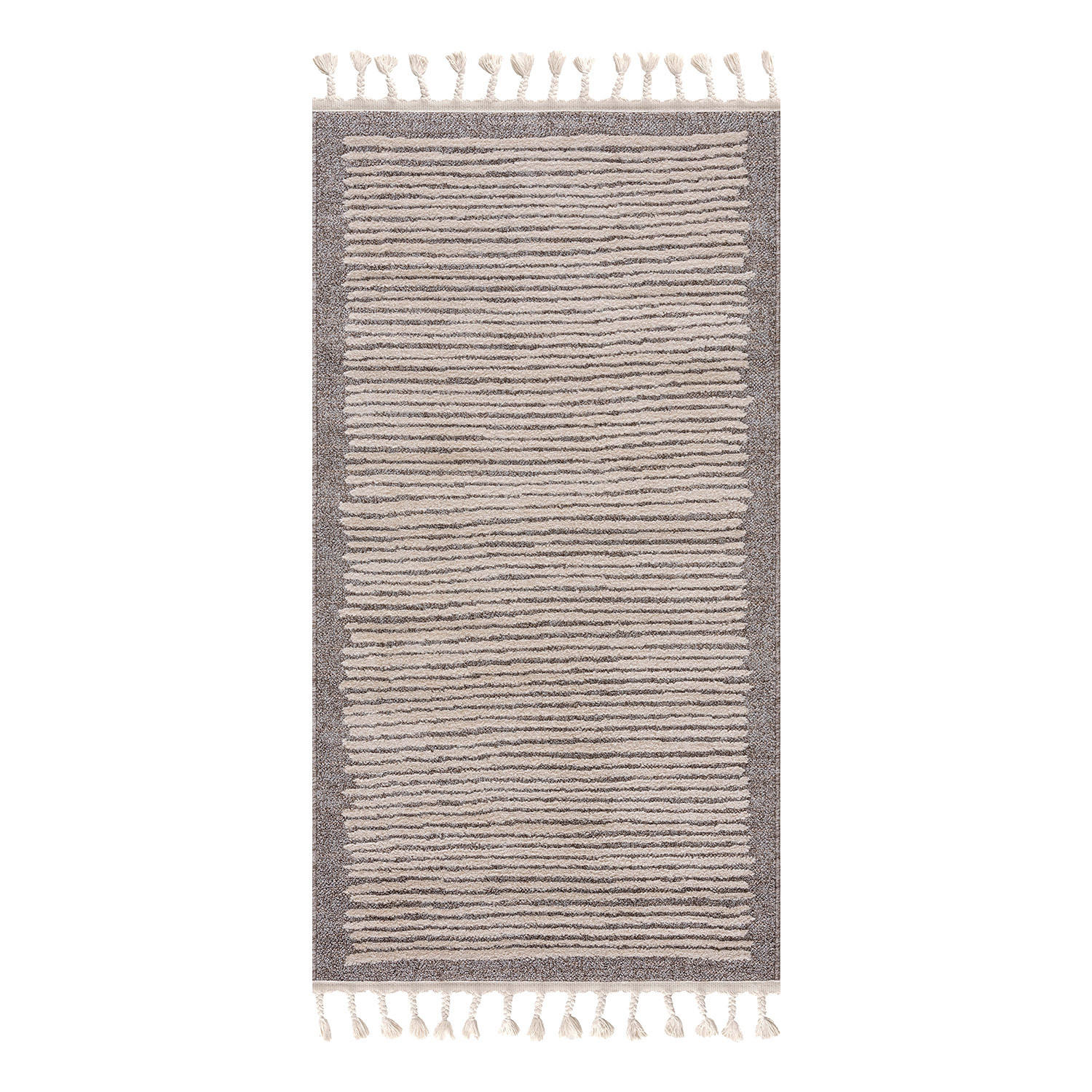 KURZFLOR-TEPPICH Art 2231 Mocca 80x150 cm - Braun, Textil (80/150cm) - carpet city