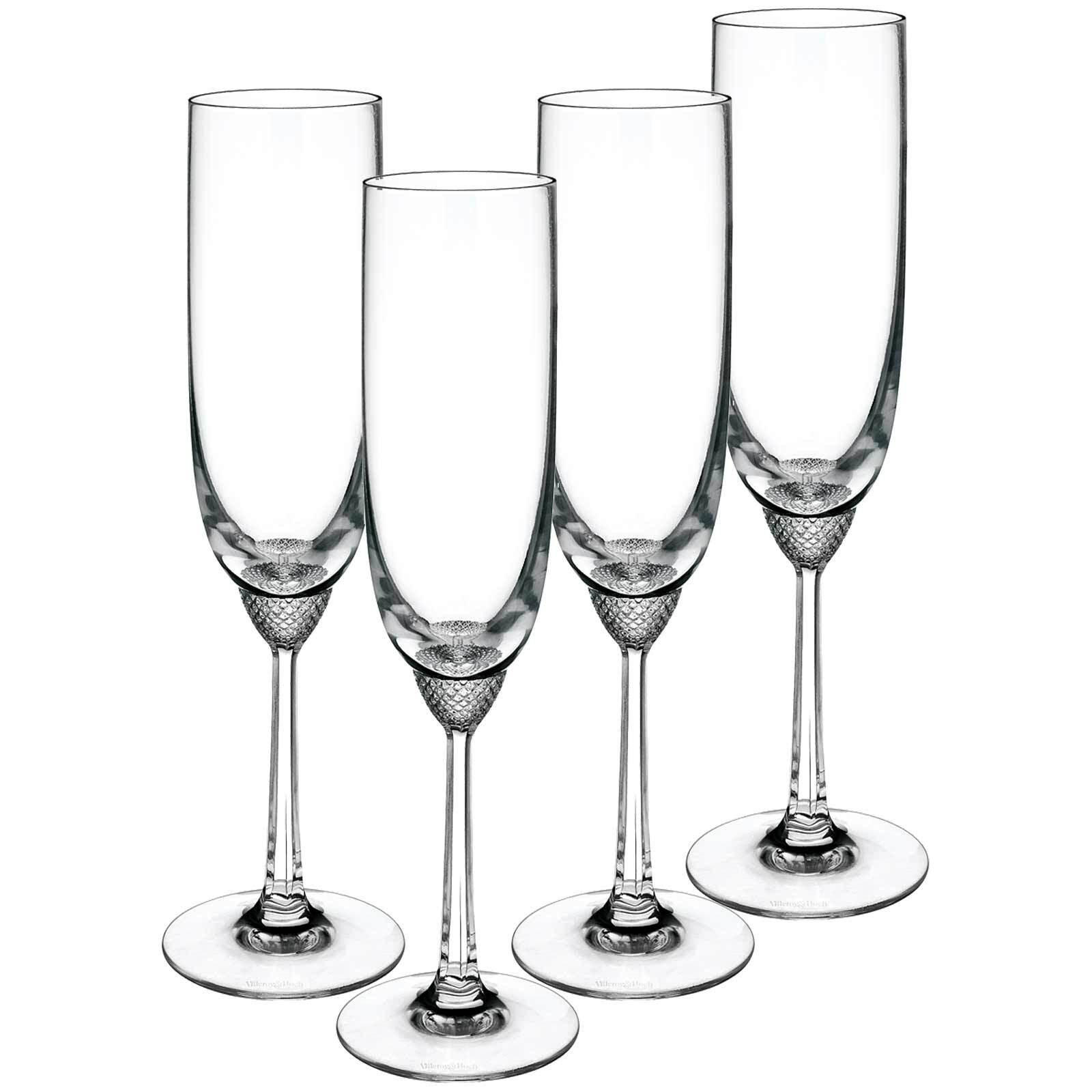 CHAMPAGNERGLÄSER Octavie transparent 160 ml 4er Set - Transparent, Glas (0.16L) - Villeroy & Boch