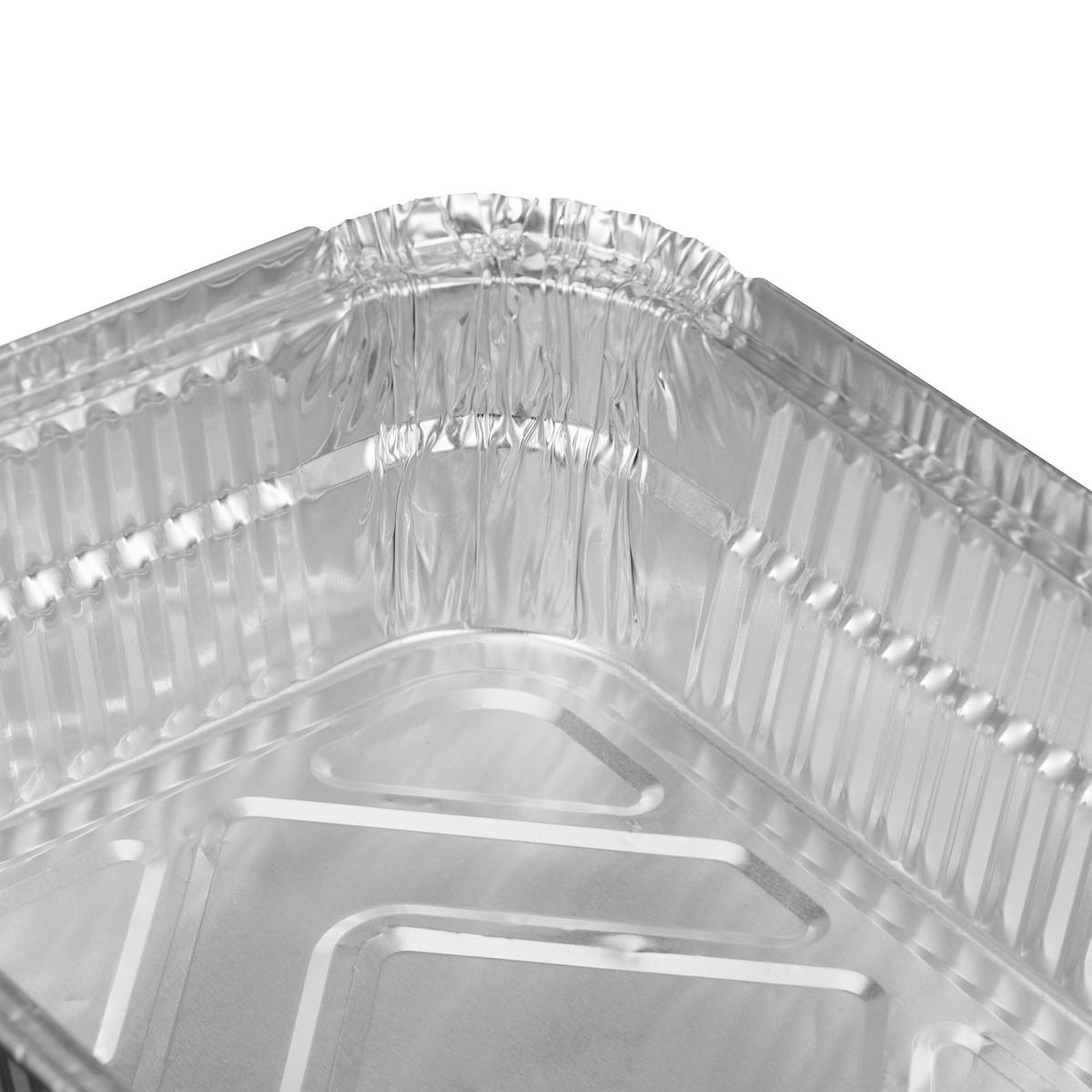 50XALUSCHALEN - Silberfarben, Metall (13/18.5/4.5cm) - Relaxdays